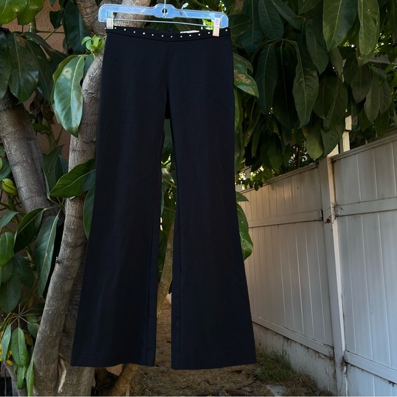 Vintage Y2K Forever 21 Rhinestone Pants in black . - Picture 3 of 10